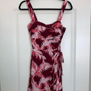Trashy Diva Red Ruched Wrap Sundress